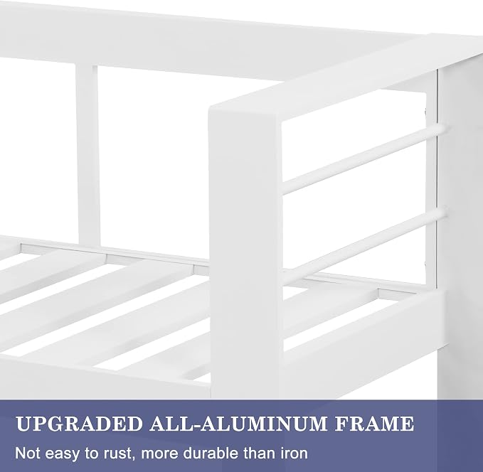 Wisteria Lane Patio Furniture Aluminum Loveseat, All-Weather Outdoor 2 Seats - Image 5
