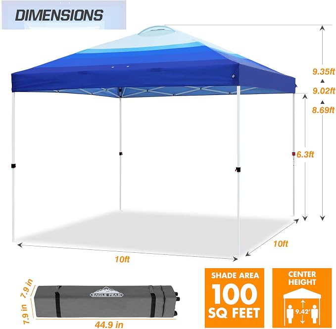 EAGLE PEAK Pop Up Canopy Tent - Image 3