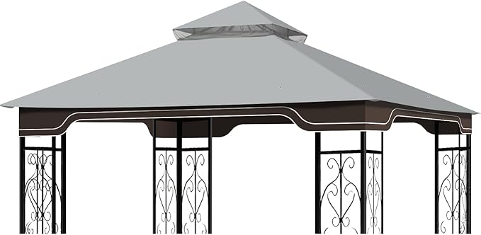 Replacement Gazebo Canopy for 10 x 12 Regency II Patio Gazebo Model L-GZ798PST by OIPUNSHLE