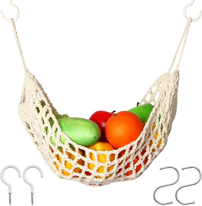 Hanging Fruit Hammock Under Cabinet by Ycsst