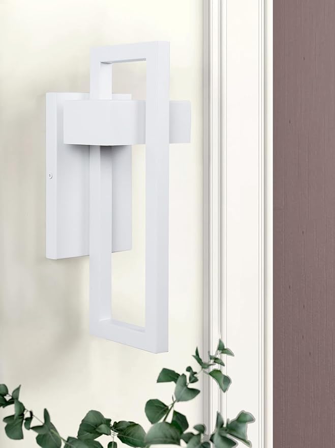 LamQee Outdoor Wall Lights Modern Exterior Lighting Fixtures, 3000K Integrated - Image 7