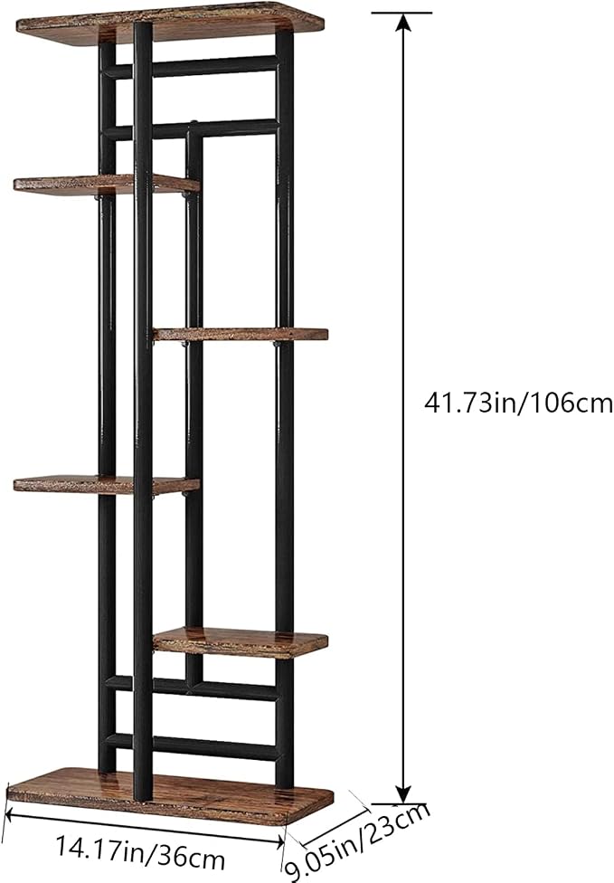 LINZINAR Plant Stand 6 Tier 7 Plant Multiple Flower Rack Holder Shelves Rack - Image 6