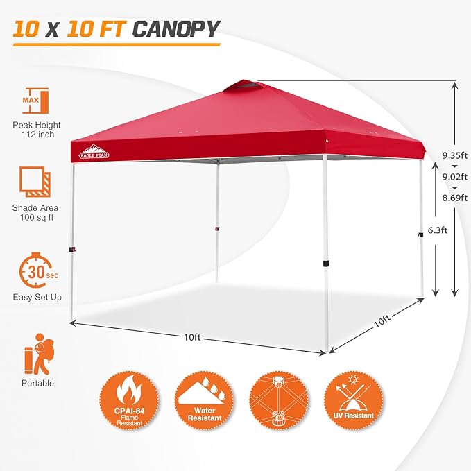 EAGLE PEAK Pop Up Canopy Tent - Image 3
