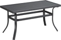 ONBRILL Small Metal Outdoor Coffee Side Table, Steel Coffee Tables by ONBRILL