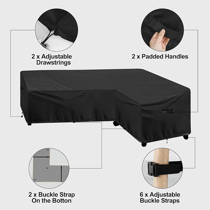 OutdoorLines Waterproof Outdoor Patio Sectional Cover - Image 5
