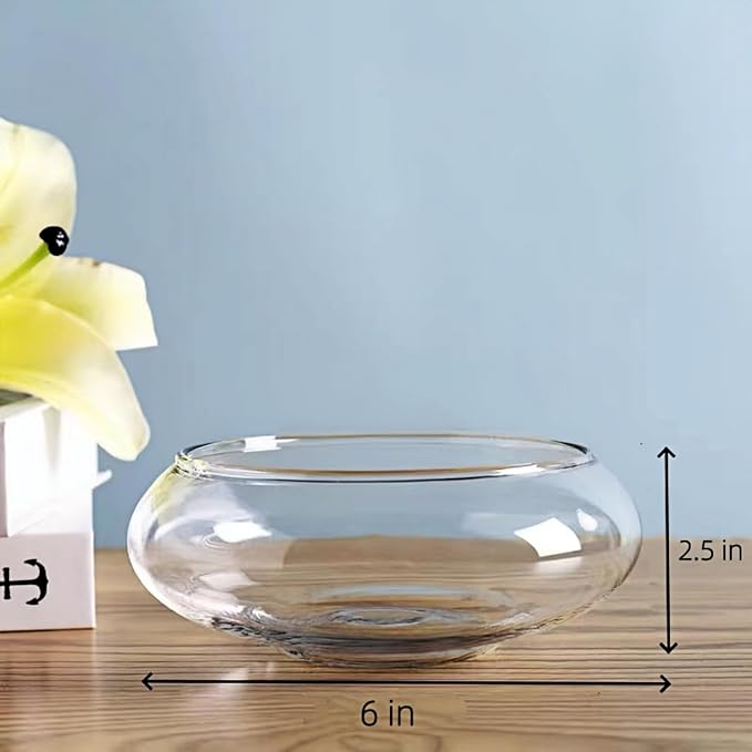 Glass Lotus Bowl Planter, Lotus Flower Bowl, Lotus Bowls - Image 3