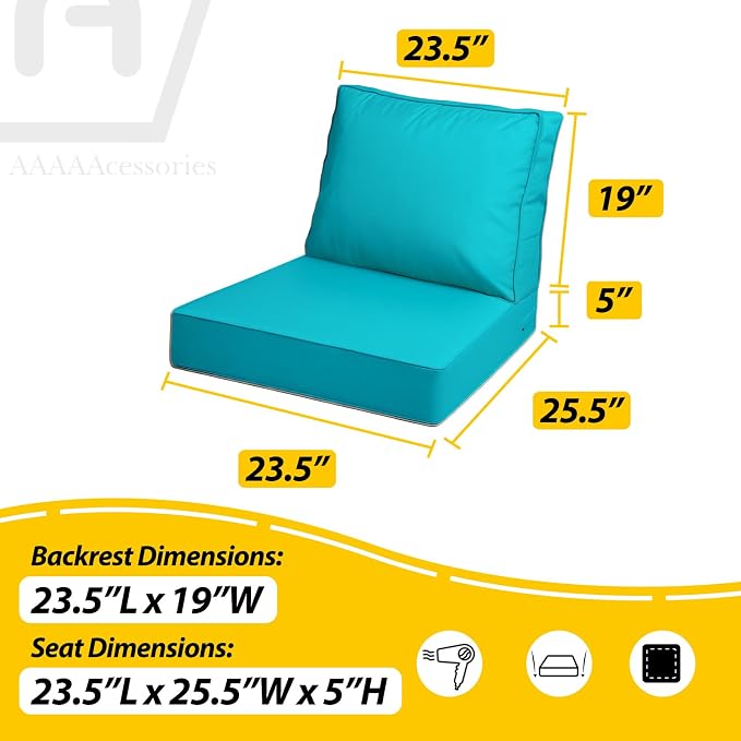 AAAAAcessories Outdoor Deep Seat Cushions - Image 5