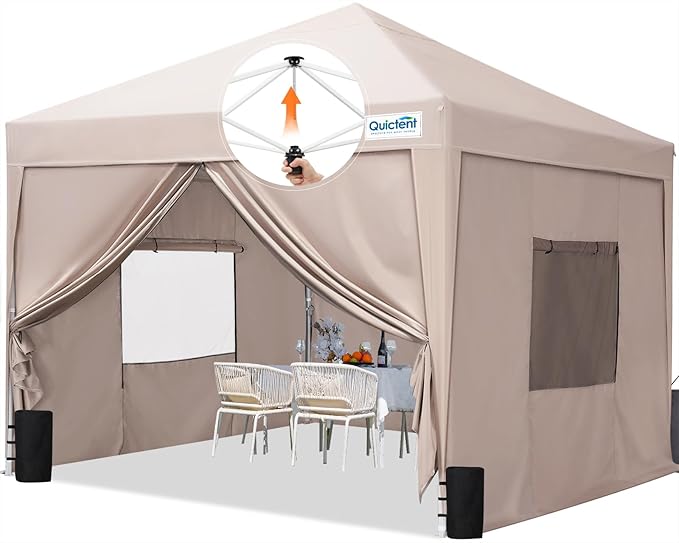 Quictent Privacy 6.6x6.6 Pop up Canopy Tent by QUICTENT
