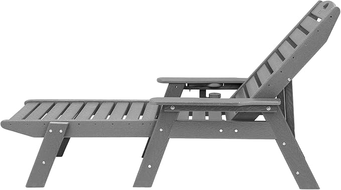 VEVOR Chaise Lounge Chair, 400 lbs Weight Capacity, 6 Positions Adjustable - Image 9