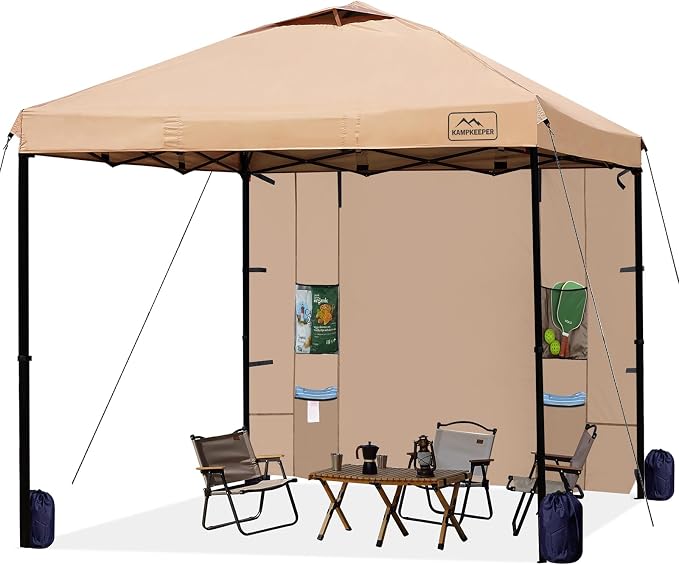 KAMPKEEPER 10x10 Easy Pop Up Canopy Tent by KAMPKEEPER