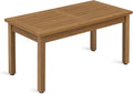 LUE BONA Outdoor Coffee Table Rectangle, HDPS Patio Coffee Tables by LUEBONA