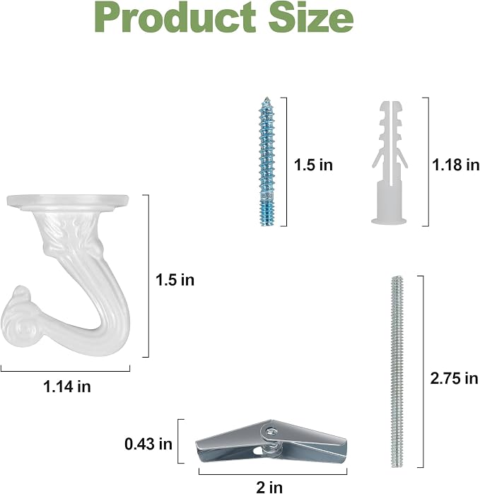 Ceiling Swag Hook Sets - Image 6