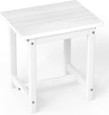 Outdoor Side Table – 17" HDPE Adirondack Side Table, Sturdy Small Outdoor Tables by Suunyn