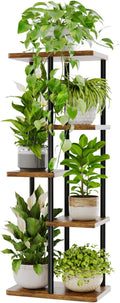 Bamworld Corner Plant Stand Indoor, 5 Tier Metal Plant Shelf by Bamworld