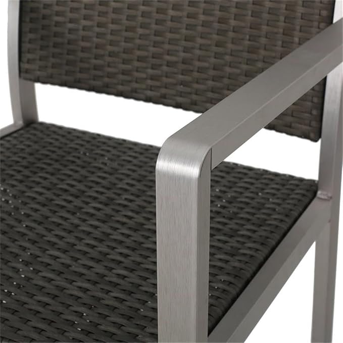 Christopher Knight Home Cape Coral Outdoor Wicker Bar Stools, 4-Pcs Set - Image 8