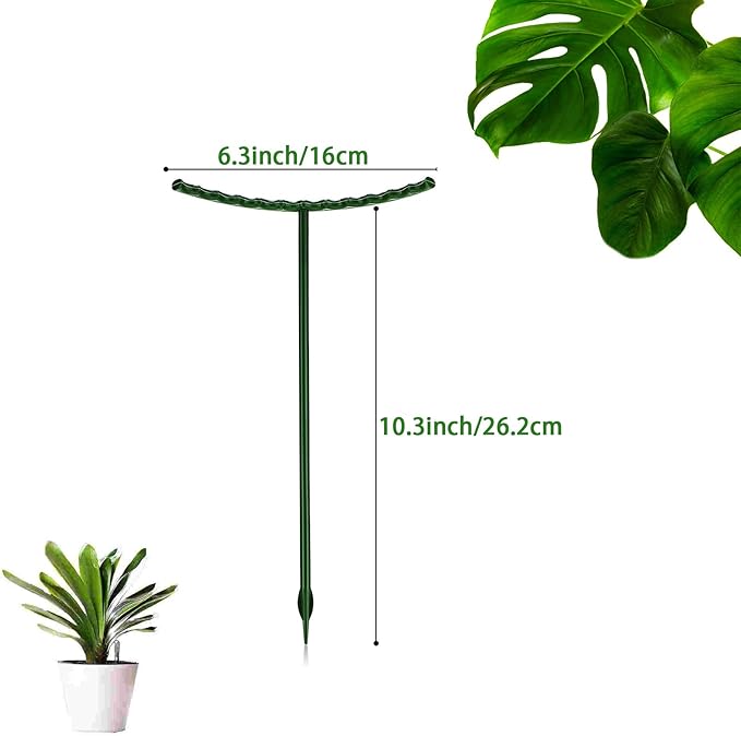 14Pcs Plant Support Stake Half Round Plant Support Ring Garden Flower Support - Image 2