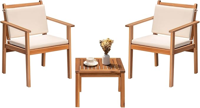 Greesum Outdoor Patio Furniture, 3 Piece Bistro Sofa Set by BuynowfromGreesum