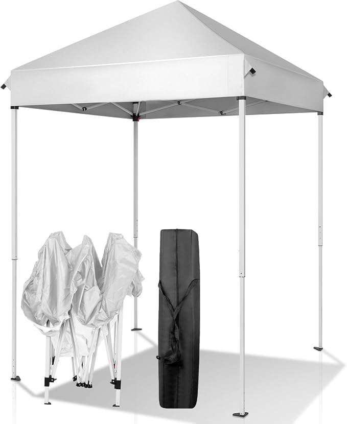 Outvita 5x5 Pop Up Canopy Tent, Ez Up Outdoor Canopy Tent Instant Shelter by Outvita