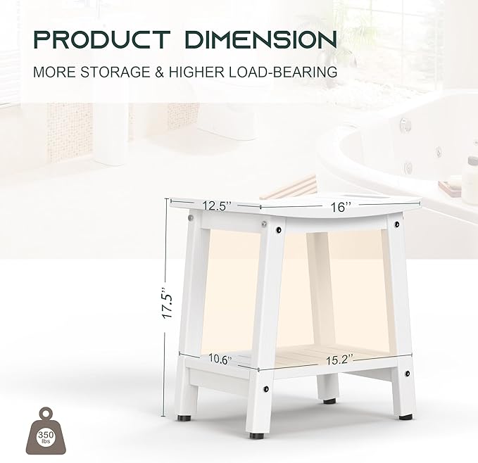Shower Bench for Inside Shower - Image 2