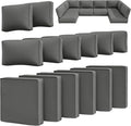14 Pcs Outdoor Cushion Slipcovers Outdoor Patio Cushion Covers Replacement by Snubbull