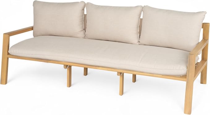 Christopher Knight Home Kaylle Outdoor 3 Seater Sofa - Image 4