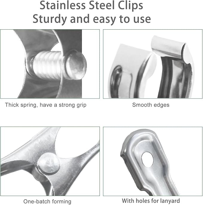 40 PCS Garden Clips, Have a Strong Grip to Hold Down the Shade Cloth or Plant - Image 6
