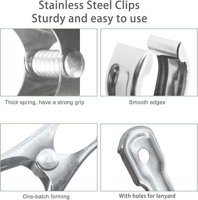 20 Pcs 2inches Gardening Clips for Netting, Have a Strong Grip of Metal Clips - Image 4