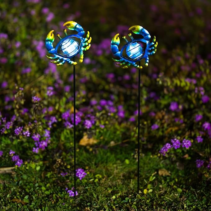Outdoor Garden Solar Lights, Crab Outdoor Figurine Lights - Image 7