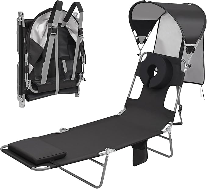 Backpack Beach Tanning Chair by Minndudu