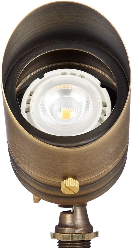 VOLT 20-Pack 12V Fat Boy Solid Brass Outdoor Spotlights - Image 2