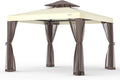 Patio Gazebo Tent Outdoor Canopy Shelter 10'x10' by GOJOOASIS