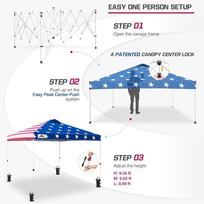EAGLE PEAK Pop Up Canopy Tent - Image 6