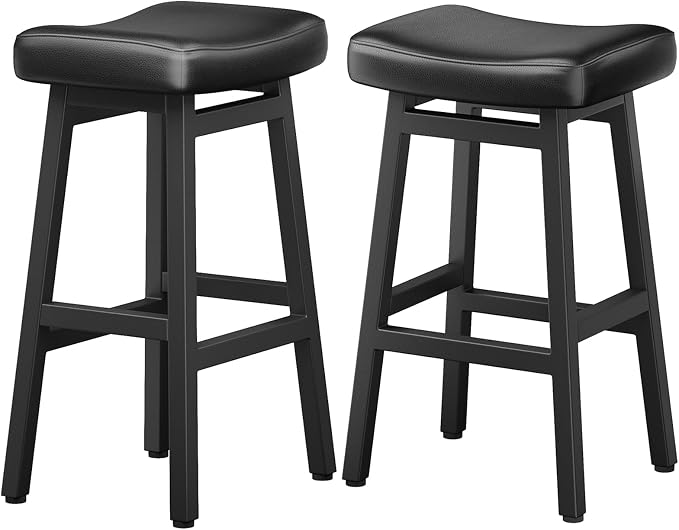 29 Inches Bar Stools Set of 2, Bar Height Barstools - Image 9