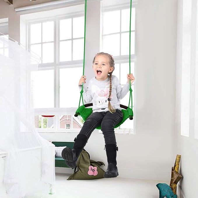 JKsmart 2 Pack Kids Swing Seat, Heavy Duty Rope Play Secure Children Swing Set - Image 8