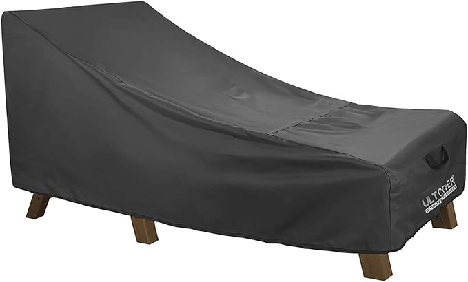 ULTCOVER Waterproof Patio Lounge Chair Cover Heavy Duty Outdoor Chaise Lounge by ULTCOVER