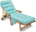 Outdoor Lounge Chair Cushion, Waterproof Replacement Chaise Lounge Cushions by Tycdiose