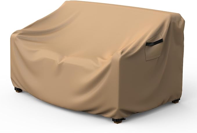 Heavy Duty Patio Sofa Cover, Mrrihand 2-Seater Outdoor Sofa Loveseat Cover by Mrrihand