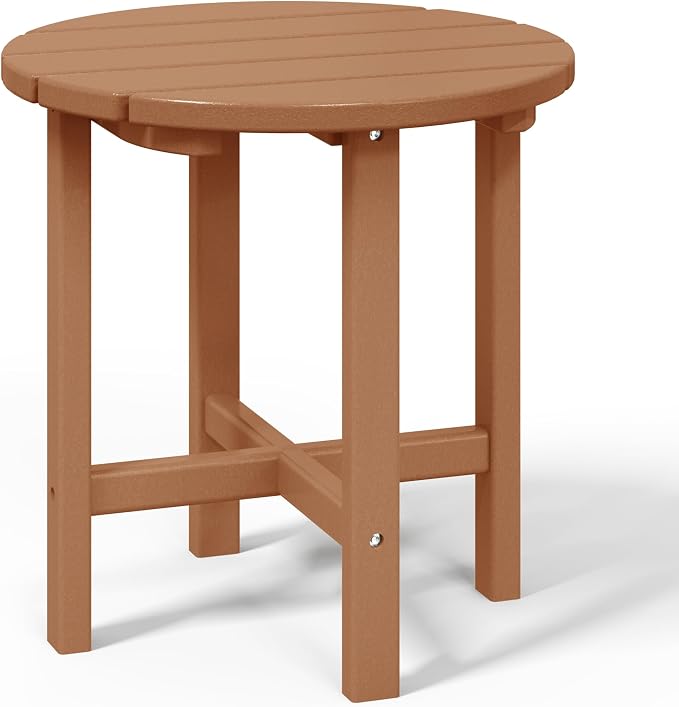 WestinTrends Dylan Adirondack Round Outdoor Side Table - Image 4