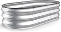 Kesfitt Raised Garden Bed, Oval Open-Bottom Design, 12-Inch Deep by Kesfitt