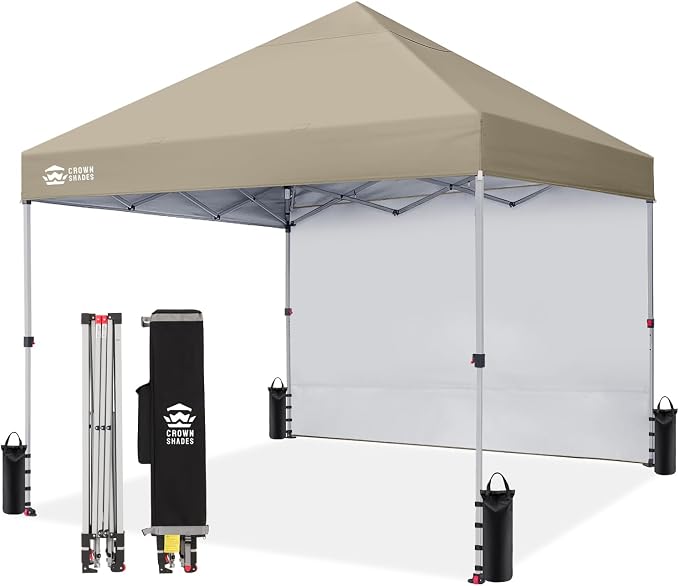 CROWN SHADES 8x8 Pop Up Canopy by CrownShades
