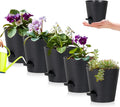 5 Pack 5 inch Self-Watering Pots, African Violets Planter by zople