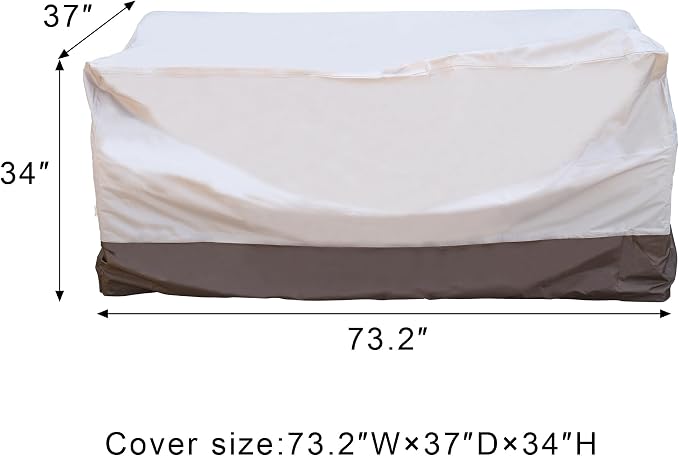 ovios Patio Furniture Covers, Outdoor Waterproof Cover - Image 2