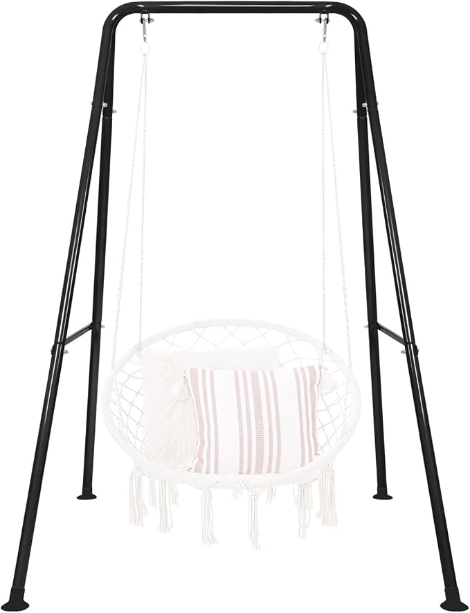 Hammock Chair Stand, Heavy-Duty A-Frame Metal Swing Stand by AUTOKAKUM