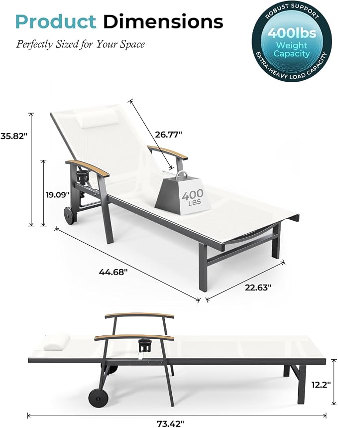 Ciokea Outdoor Lounge Chair - Image 2