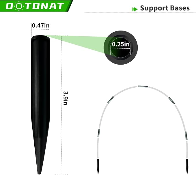 8FT Garden Hoops Grow Tunnel Kit - Image 5