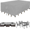 Easy-Going Rectangle Patio Furniture Cover Waterproof Outdoor Dining Table and by Easy-Going