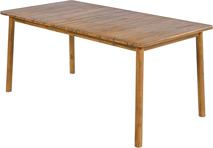 Christopher Knight Home Kclent Patio Acacia Wood Dining Set - Image 8