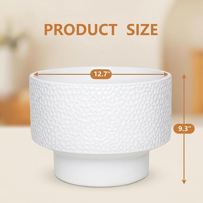 13 Inch Ceramic Plant Pots, Planter Pot - Image 4