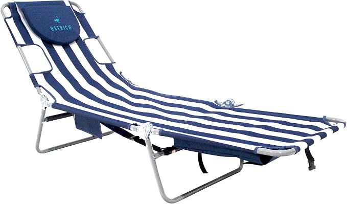 Ostrich the Backpack Chaise Lounge, Folding & Reclining Outdoor Beach Chaise by OstrichProducts