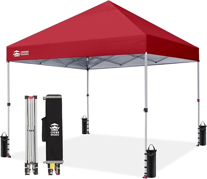 CROWN SHADES 8x8 Pop Up Canopy by CrownShades
